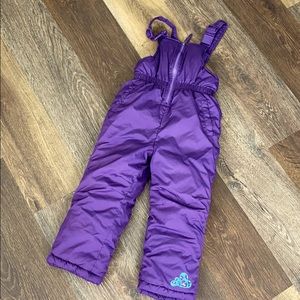 Girls ski bib size 5/6